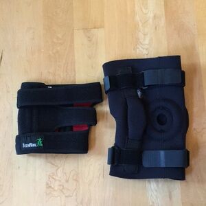Bundle Of Two Size Large Knee Braces